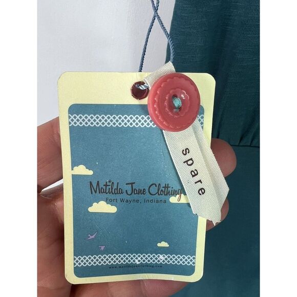 NEW MATILDA JANE Good Hart An Evening Date Dress size M Medium 2 Tone Teal Green - Picture 8 of 12